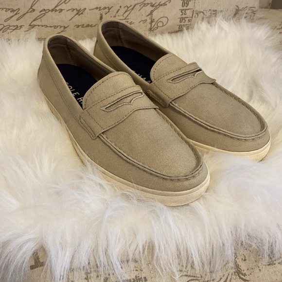 Cole Haan penny Loafers. Size 8. Excellent condition. Beige. - Picture 2 of 8